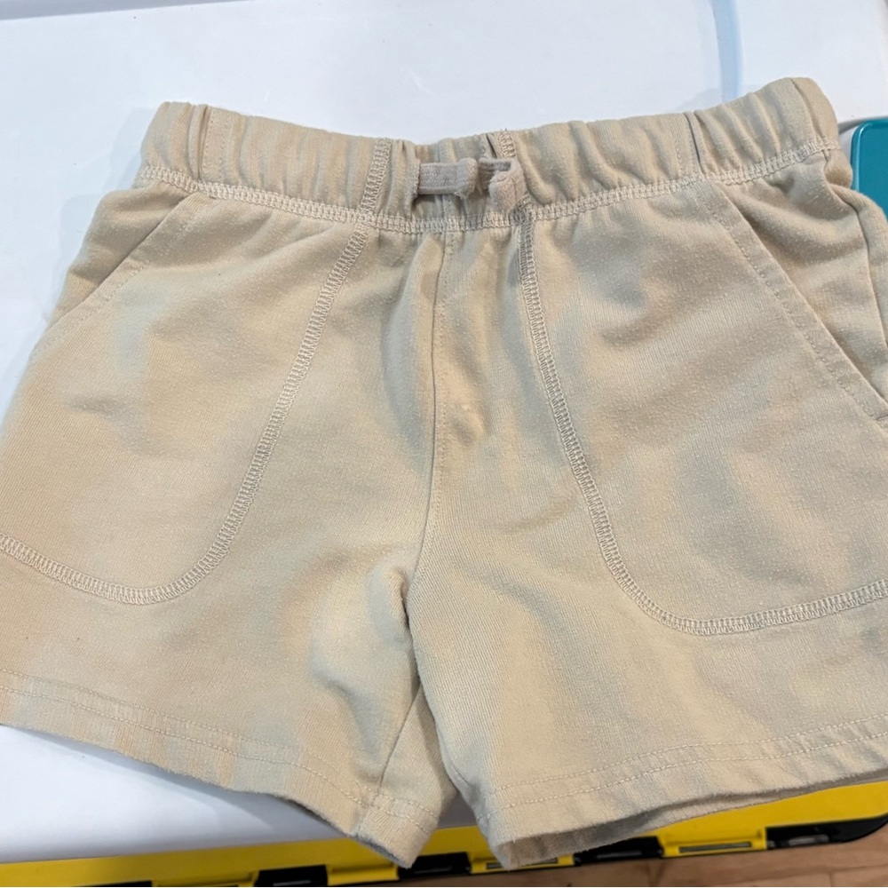 Carter's Tan Elastic Waist Shorts
